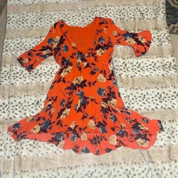 Miss Me Floral High Low Dress - Picture 1 of 3